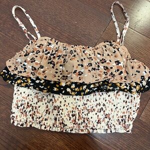 Ruffle & Smocked Tank